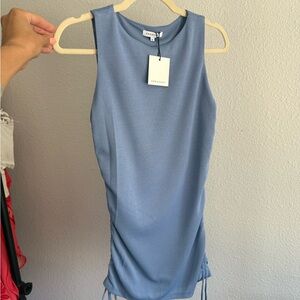 Crescent brand Chic Blue Sleeveless Top